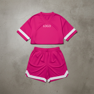 Conjuntos de Shorts de Algodón para Mujer, Ropa de Verano al por Mayor, Conjuntos de 2 Piezas de Camiseta y Shorts - Product Image 4