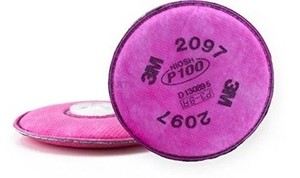2097 P100 con Capa de Carbón para Alivio de Vapores Orgánicos de Nivel Anoquexo, Compatible con Mascarillas Tipo Bayoneta - Product Image 2