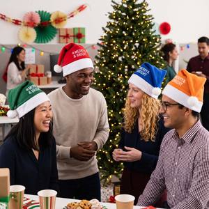 Gorros Navideños Rojos Personalizados Estilo Santa Claus, de Tela No Tejida, para Adultos y Niños, Decoración Festiva, Regalos de Navidad - Product Image 6