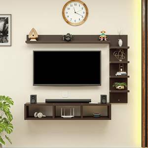 Mueble/Soporte/Estante de Pared para TV de Madera Sintética para Sala de Estar |   Mueble para TV con Estantes de Almacenamiento para Libros y Decoración del Hogar - Product Image 3