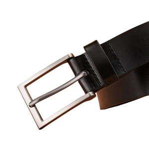 Ceinture en cuir à boucle métallique large et étendue pour homme, coupe classique, épaisse, double couche, mélange extra résistant, ensemble de ceintures - Product Image 3