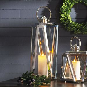 Decorative Metal <b>Lantern</b> Crafted For Living Room Entryway Tabletop Display And Cozy <b>Candle</b> Illumination - Product Image 5