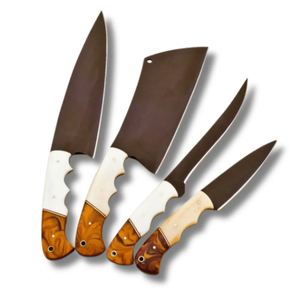 Kitchen <b>Knife</b> <b>Set</b> Stainless Steel Professional Chef <b>Knife</b> <b>Set</b> with <b>Sharp</b> Blade and Wooden Handle - Product Image 1