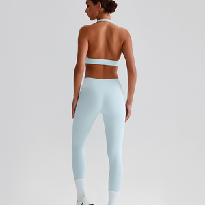 Heavy Fashion Printed Fitness Workout Yoga Set Sports Bra And Legging Set - Product Image 2