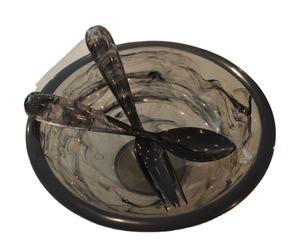 ชามสลัดเรซิ่นอีพ็อกซี่ทำมือ - สไตล์คลาสสิกหรูหรา สีและโลโก้ปรับแต่งได้สำหรับงานปาร์ตี้และของขวัญ - Product Image 1