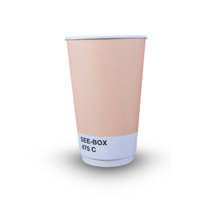 Gobelets en papier à double paroi jetables de qualité alimentaire recyclables personnalisés de 12/16/20 oz pour boissons chaudes - Product Image 6