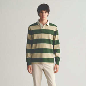 Chemise de rugby décontractée pour homme, 100% coton jersey, séchage rapide, manches courtes, pour tous les jours, sport et tenues - Product Image 1