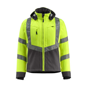 Veste de travail réfléchissante imperméable de sécurité, vêtements de travail Softshell à motifs, vêtements de sécurité pour homme - Product Image 4