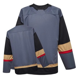 Maillots de hockey unisexes sur mesure, surdimensionnés, brodés et imprimés par sublimation avec le nom de l'équipe, tissu de qualité supérieure - Product Image 1