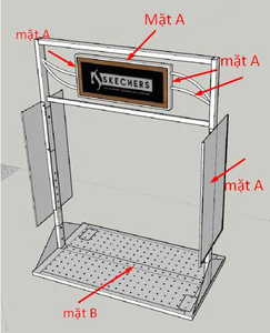Modern Freestanding Metal Garment <b>Rack</b> With LED Lighting Powder Coated Finish For Indoor Apparel Display - Product Image 6