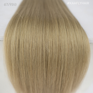 Fil d'extension de cheveux 100% Extension de cheveux à pointe plate à double tirage pour les salons turcs - Product Image 2