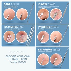 <b>Blackhead</b> Removla <b>Tool</b> Kit Professional High Quality 7 in 1 Pimple Popper <b>Tool</b> Kit <b>Blackhead</b> <b>Remover</b> Pimple Extractor <b>Tool</b> Kit - Product Image 3