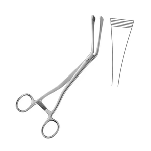 Pinza Uterina Curva Premium Armytage, Pinza Hemostática de Acero Inoxidable, Instrumentos Quirúrgicos de Ginecología para Histerectomía, CE ISO - Product Image 4