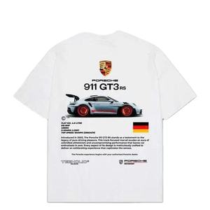 T-shirt graphique Ferrari Formula Racing en coton premium, streetwear, design motorsport, coupe oversize, impression haute intensité, tendance - Product Image 4