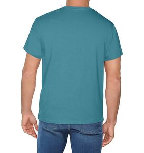 Camiseta de gimnasio de alta calidad para hombre 2025, camiseta de manga corta de algodón 100% de secado rápido con logotipo personalizado, venta al por mayor, nuevo estilo - Product Image 4