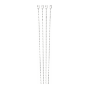 Attaches-câbles réutilisables en nylon perlé de 8 pouces, lot de 100, certifiés RoHS pour l'organisation en laboratoire et industrielle - Product Image 2