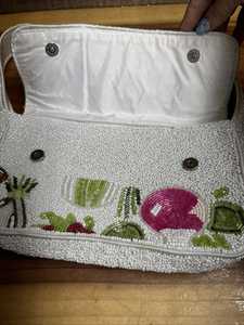 Handmade <b>Rectangular</b> Purse With Floral Embroidery Textile Craft - Product Image 4