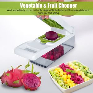 12-in-1 Vegetable <b>Chopper</b> Kitchen Food Slicer Dicer Grater Peeler Egg Separator <b>Hand</b> Protector Salad Vegetables Vegetable Cutter - Product Image 3