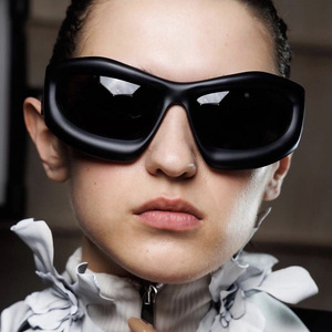 Y2K Personality Bubble Oversized <b>Sunglasses</b> 2023 New European and American Hip-hop Styling <b>Sunglasses</b> Trendy - Product Image 2