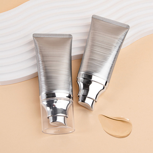 Base de Maquillaje Líquida de Cobertura Total en Tubo Plateado, 12 Colores Naturales, Larga Duración, Hidratante e Impermeable - Product Image 4