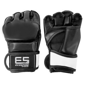 Guantes de MMA de Cuero de Alta Calidad con Diseño de Última Generación, Cierre de Gancho y Bucle, Absorción de Humedad, para Entrenamiento y Competencia de Adultos - Product Image 1