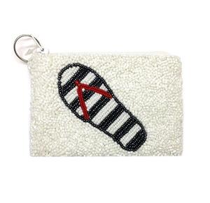 Porte-monnaie perlé avec des motifs accrocheurs, coutures durables, accessoire unique pour un style au quotidien - Product Image 4