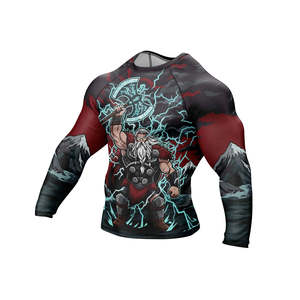 Wholesale Customized Unisex Quick-Dry Compression Shirt Soft Neck <b>Long</b> <b>Sleeve</b> Fitness Top Moisture Wicking Stretch - Product Image 2