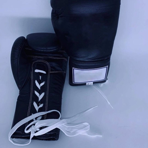 Guantes de Boxeo con Logotipo Personalizado OEM, de Alta Calidad, Duraderos, de Cuero Brillante, Profesionales, con Cierre de Cordones, para Boxeo - Product Image 5
