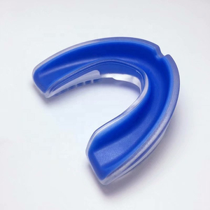 Protège-dents pour l'entraînement de boxe, anti-grincement des dents, dispositif anti-ronflement, en EVA, tailles personnalisées, sangle de fermeture à boucle, haute élasticité - Product Image 1