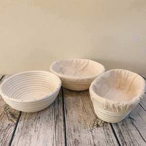 Cesta de pan de ratán ecológica, cesta natural tejida a mano, herramienta para levantar masa para panificación de masa madre - Product Image 6
