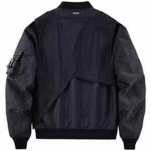 Unisex Streetwear <b>Techwear</b> <b>Jacket</b> Multi-Pocket Tactical Bomber Coat for Men and Women - Product Image 2