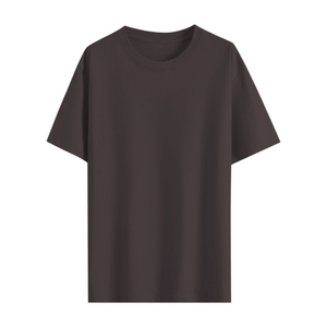 รับผลิตเสื้อยืดคอกลมแขนสั้นผ้าฝ้ายสีพื้นจากโรงงาน OEM สวมใส่สบาย ระบายอากาศได้ดี - Product Image 4