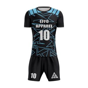 Uniformes de Fútbol Personalizados para Adultos con Logotipo OEM, Ropa Deportiva al por Mayor, Camiseta de Fútbol Personalizada con Nombre y Número, 100% Poliéster - Product Image 5