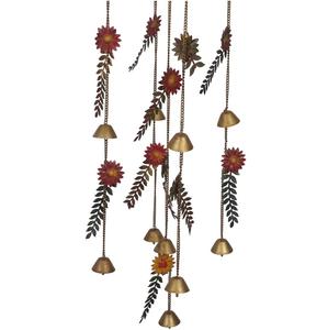 Artículos para Fiestas, Guirnalda de Flores Decorativa de Metal Galvanizado para Exteriores, Adornos Multicolores Ecológicos para Navidad - Product Image 2