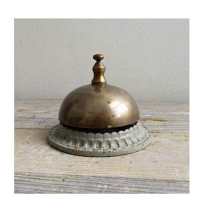 Campana de Escritorio Antigua de Aluminio con Sonido Excelente, Campana de Mesa de Aluminio para Restaurante, Oficina, Cocina, con Botón de Presión - Product Image 3