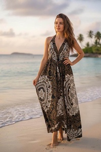 Vestido Abaya Maxi Elegante de Lujo Hecho a Medida de Primera Calidad para Mujeres Musulmanas, Adecuado para Fiestas y Bodas - Product Image 3