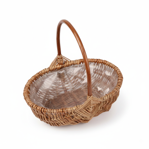 Grandes jardinières en rotin tressé pour la décoration de jardins intérieurs et extérieurs, pots de plantes tissés à la main en matériau naturel, vente en gros - Product Image 4