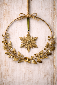 Guirlande en métal, ornement suspendu de Noël - Product Image 2