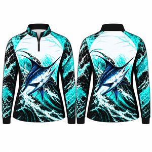 Camisa de Pesca Personalizada para Mujer, Protección Solar, Sudadera con Capucha de Pesca de Alto Rendimiento, Camisa con Capucha de Manga Larga para Mujer - Product Image 2