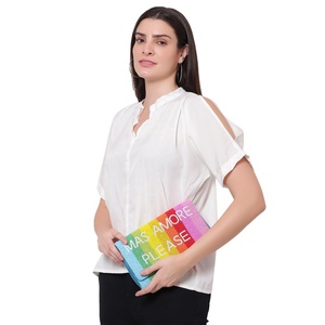 Bolso de mano con cuentas bordadas con lentejuelas brillantes para mujer de lujo hecho a mano 2022 para bodas, fiestas, banquetes - Product Image 4