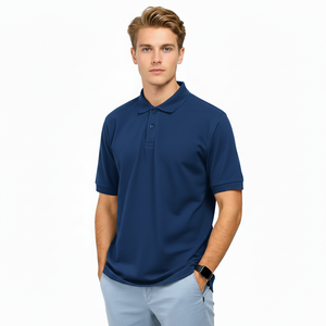 Polos de Algodón de Primera Calidad con Logotipo Bordado Personalizado para Hombre, Estilo Casual de Verano, Manga Corta - Product Image 1