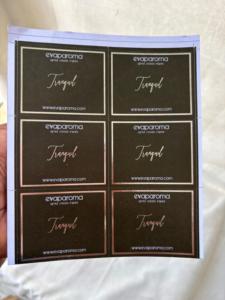 Etiquetas Impresas con Logotipo Personalizado, Tarjetas de Agradecimiento con Estampado en Dorado, Juego de Papelería Empresarial Personalizada, Etiquetas de Marca al por Mayor - Product Image 2