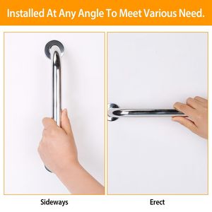 2 barras de seguridad resistentes de acero inoxidable para baño, con capacidad de resistencia a la tracción de 220 libras, para bañera, inodoro y escaleras - Product Image 5