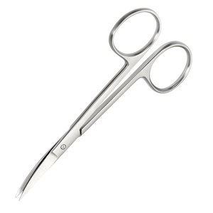 Tijeras Curvas para Láminas Dentales, de Acero Inoxidable, Longitud 110mm, Instrumento Dental de Precisión para Cortar Láminas Dentales y Materiales de Laboratorio - Product Image 4