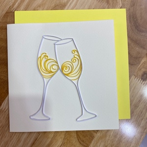 Pop-Up 3D Paper Quilling <b>Birthday</b> <b>Card</b> with Cupcake Balloon Design Gold Stamping A6 <b>Boxed</b> - Product Image 1