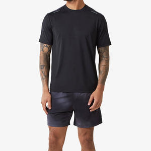 Conjunto de Camiseta y Pantalones Cortos de Playa para Hombre, Estilo Hip Hop, de Alta Calidad, Precio Competitivo al por Mayor para Ropa de Verano, Directo de Fábrica - Product Image 2