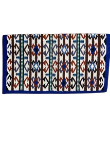 Couverture de cheval artisanale en laine de Nouvelle-Zélande, tapis de selle western pour l'équitation, les chevaux de ranch, les sorties à cheval, les concours et l'équipement équestre - Product Image 3