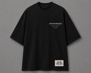 Camiseta Extra Grande de la Mejor Calidad para Hombre, Manga Corta, Cuello Redondo, Estampado Minimalista, 100% Algodón Jersey, Transpirable, Estilo Normcore - Product Image 3