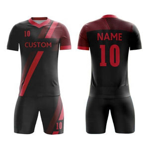 Venta al por mayor de camisetas de fútbol de Tailandia con estampado 3D, uniformes de fútbol personalizados para hombres y niños, a precio económico. - Product Image 3
