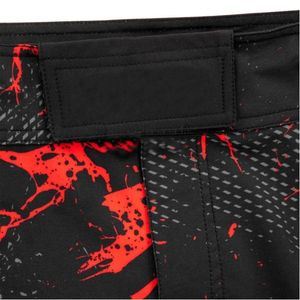 Shorts Unisex de MMA con Estampado por Sublimación, Diseño de Lobo Rojo y Negro, Absorción de Humedad, Corte Regular, Poliéster/Algodón, OEM Personalizado - Product Image 3